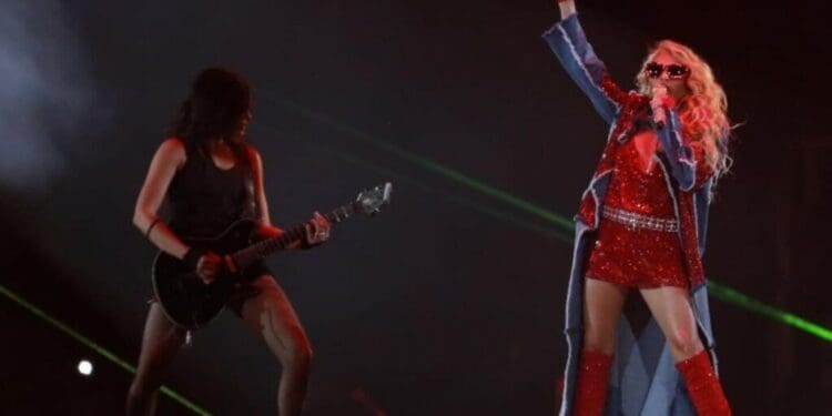 Paulina Rubio en concierto público