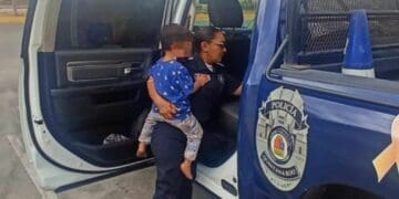 Rescatan a menor de dos años extraviado en la avenida CTM de Playa del Carmen