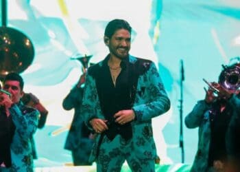 Espectacular presentación de la banda El Recodo en la feria de Playa del Carmen