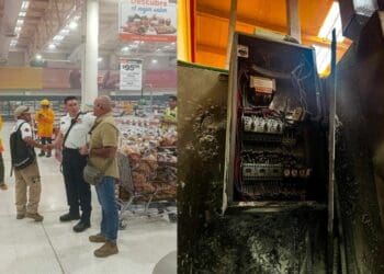 Atienden de forma rápida y eficiente corto circuito en Plaza las Américas de Playa del Carmen