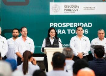 Estefanía Mercado pone en marcha mega operativo de recolección de basura en Solidaridad