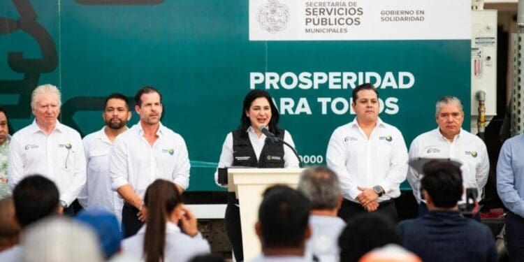 Estefanía Mercado pone en marcha mega operativo de recolección de basura en Solidaridad