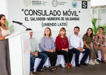 Inauguran jornada del Consulado Móvil de El Salvador en Playa del Carmen