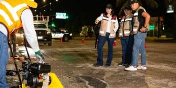 Mega operativo de bacheo para atender tres años de rezago en Playa del Carmen