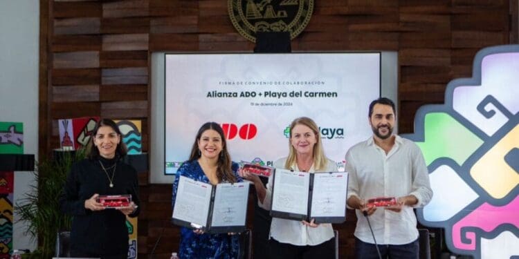 ADO se suma a la promoción turística de la marca Ciudad Playa del Carmen y la App “Let´s Playa”