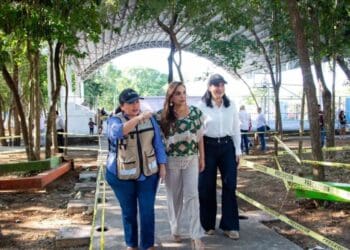 Mara Lezama y Estefanía Mercado inician inversión histórica en obra pública para Solidaridad