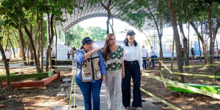 Mara Lezama y Estefanía Mercado inician inversión histórica en obra pública para Solidaridad