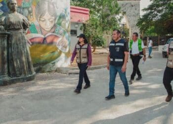 Supervisa Estefanía Mercado obras de infraestructura en Playa del Carmen