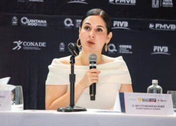 Estefanía Mercado anuncia que Playa del Carmen será epicentro mundial del voleibol de playa con el Beach Pro Tour Elite 16