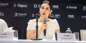 Estefanía Mercado anuncia que Playa del Carmen será epicentro mundial del voleibol de playa con el Beach Pro Tour Elite 16