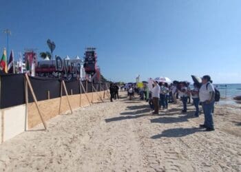 Manifestación de profesores en Playa del Carmen fue pacífica, revela Luis Herrera Quiam