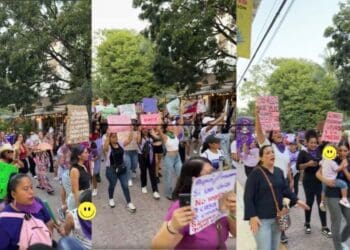Saldo blanco en Playa del Carmen durante conmemoración del Día Internacional de la Mujer; activistas vandalizan el Palacio Municipal