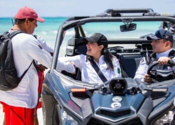 Estefanía Mercado, con despliegue histórico, refuerza la seguridad en Playa del Carmen para una Semana Santa segura y tranquila