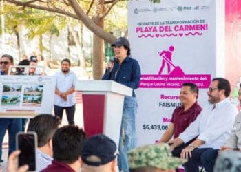 Estefanía Mercado transforma el corazón de Playa del Carmen: reinaugura el parque Leona Vicario