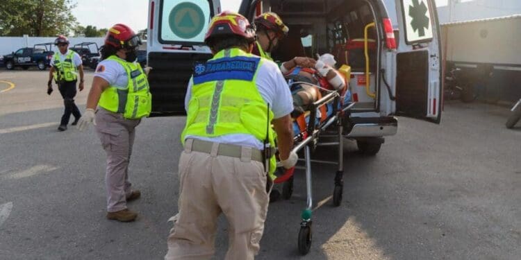 Gobierno de Estefanía Mercado realiza segundo rescate humanitario en menos de un mes con helicóptero de la SSC Playa del Carmen, ahora en Tulum