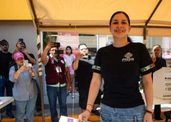 Estefanía Mercado invita a las y los playenses a participar en la elección del Poder Judicial