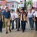 Estefanía Mercado encabeza recorrido en la Quinta Avenida para poner orden y atender problemáticas de este emblemático lugar de Playa del Carmen
