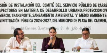 Instala Estefanía Mercado el Comité del Servicio Público de Carrera para Inspectores en Playa del Carmen