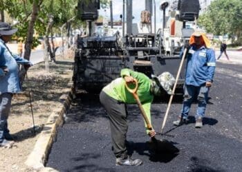 Gobierno de Estefanía Mercado inicia histórica repavimentación del Arco Vial con inversión cercana a 25 millones de pesos