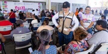 Estefanía Mercado refuerza la seguridad alimentaria con el programa “Playa llena, corazón contento”