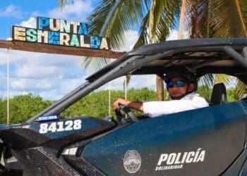 Al cierre del año, gobierno de Estefanía Mercado mantiene firmes las acciones de seguridad en Playa del Carmen
