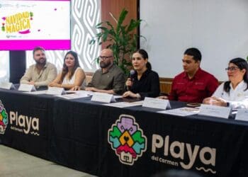 Estefanía Mercado presenta “Navidad Mágica 2025”, el festejo más grande del Caribe Mexicano en Playa del Carmen