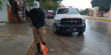 Gobierno de Estefanía Mercado mantiene operativo ante lluvias y bajas temperaturas