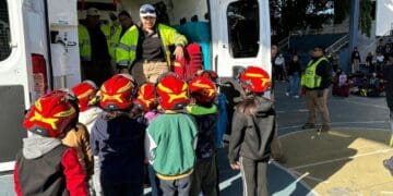 Estefanía Mercado impulsa acciones de Protección Civil con niñas, niños y jóvenes